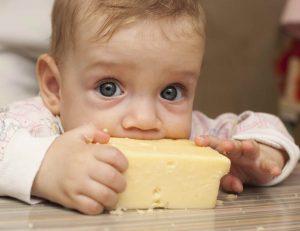 Child-Eating-Cheese