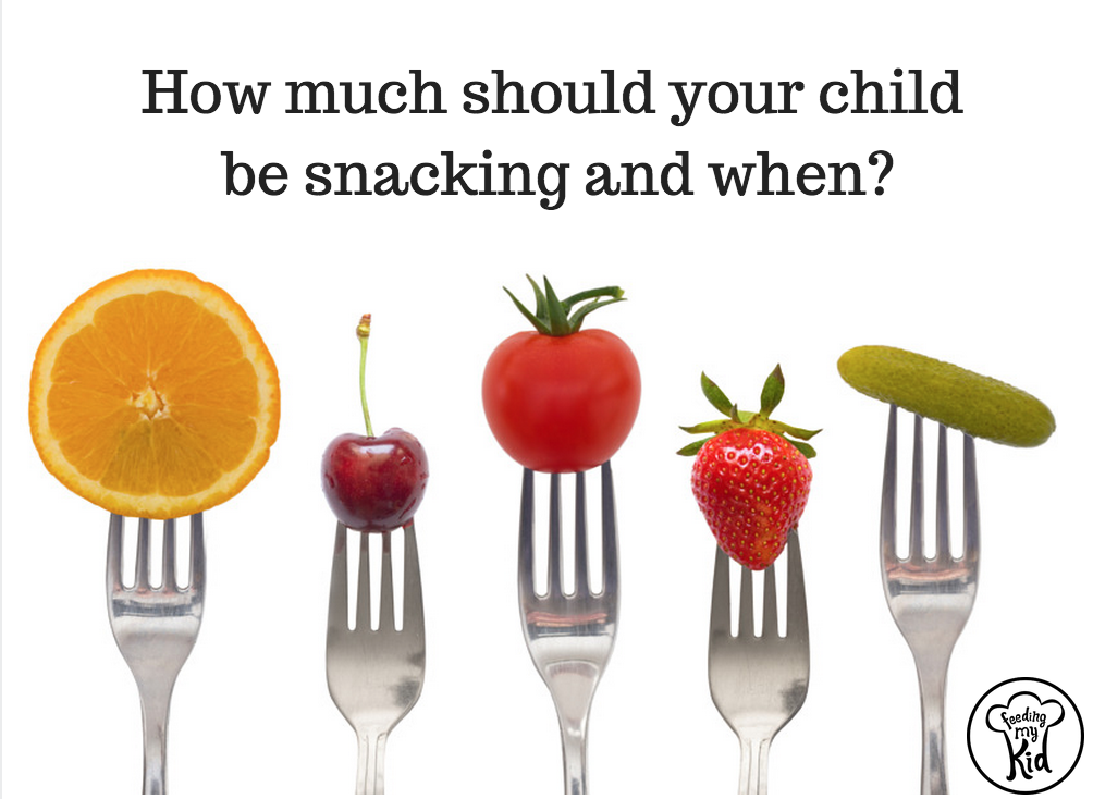 How much should your child be snacking and when?