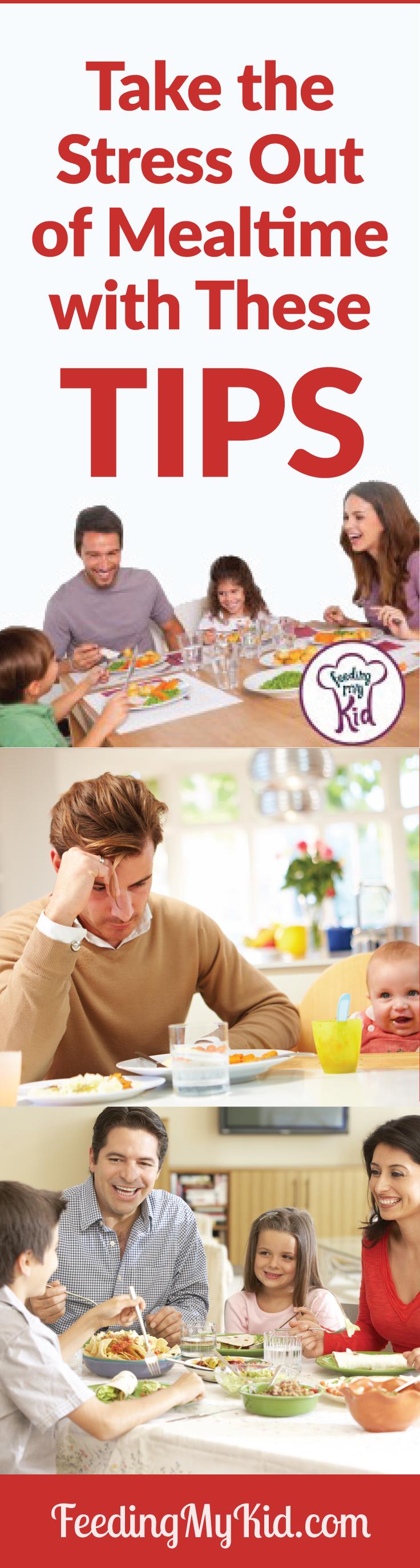 Many parents will take mealtime is the most stressful time of the day for them. Find out how to Take the Stress Out of Mealtimes.
