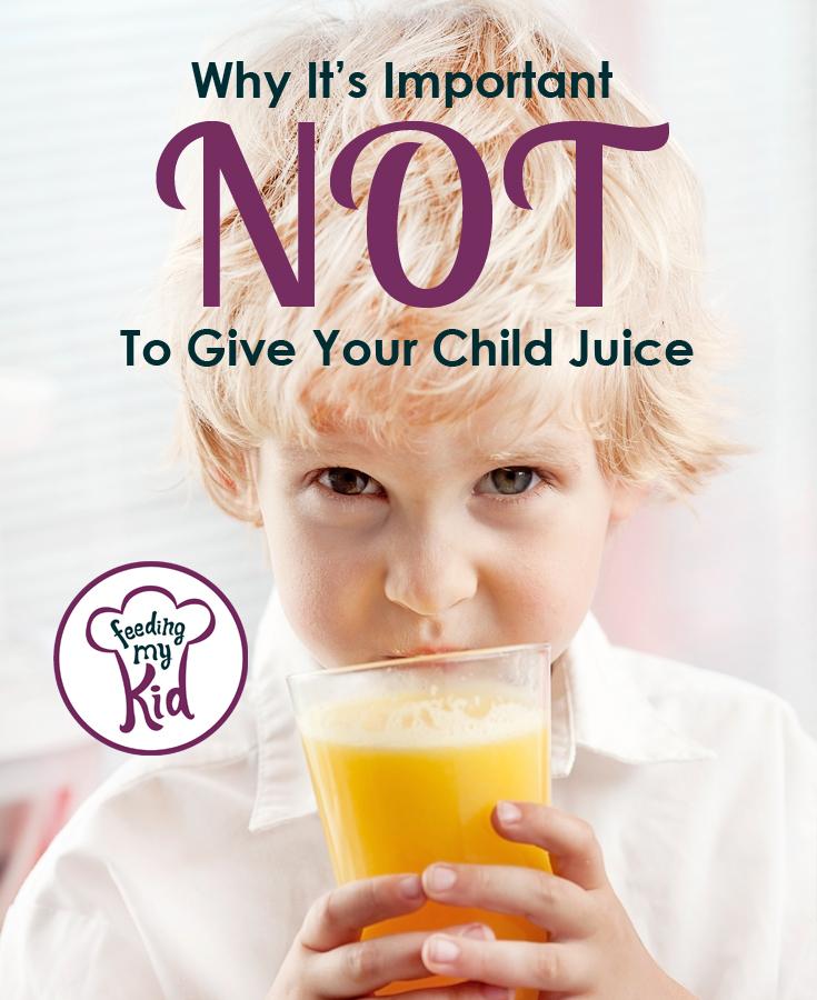Why you shouldn't be offering your child juice?