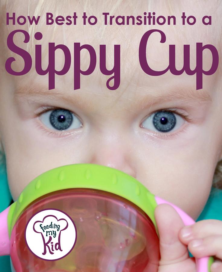 How to transition your child to a sippy cup?