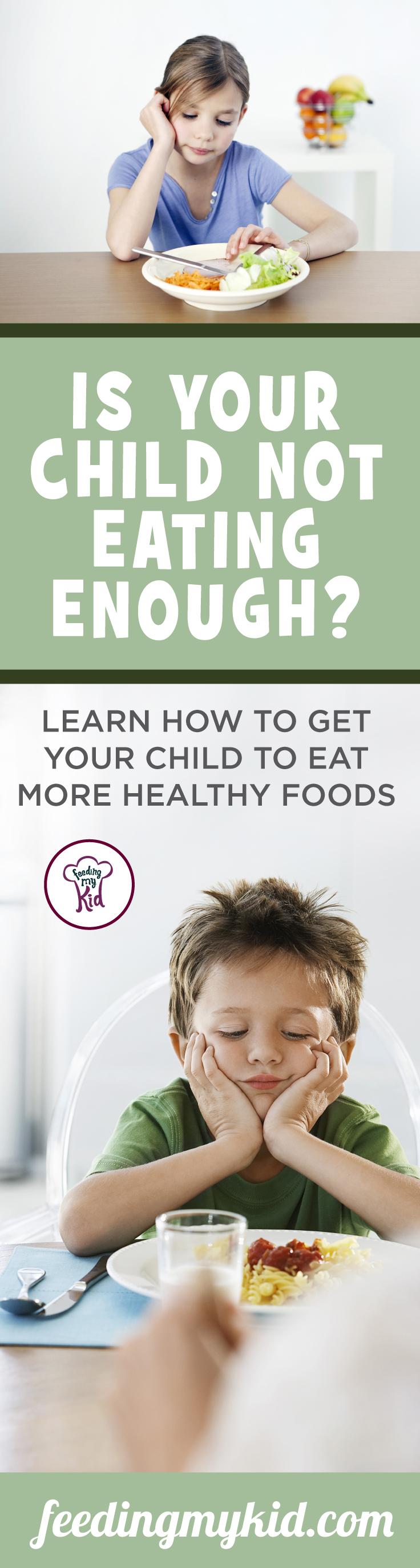 This is a must pin! Is your child an under eater? Everything you’ll need to know about how to improve your child’s eating habits. Feeding My Kid is a website for parents, filled with all the information you need about how to raise your kids, from healthy tips to nutritious recipes. #parenting #healthyeating #undereater 