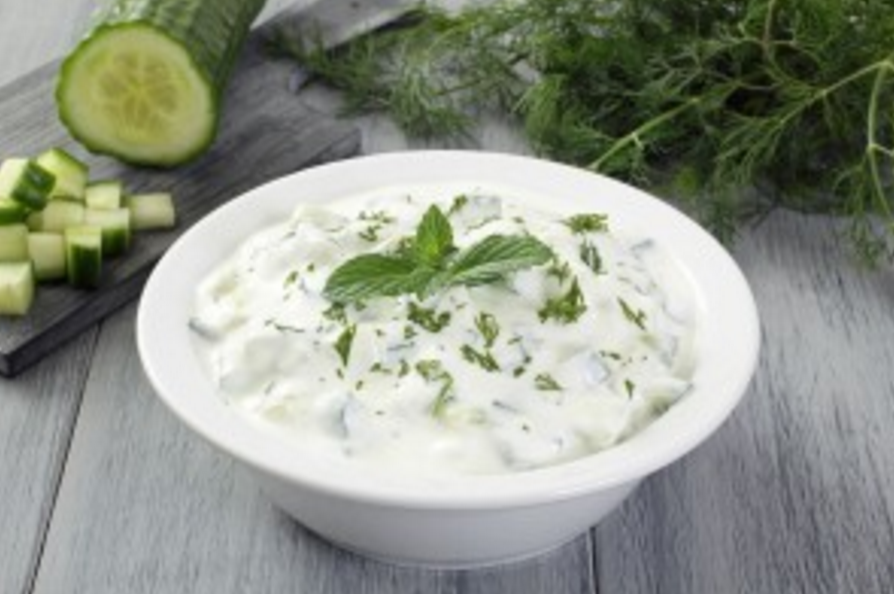 Yogurt with Cucumber and Dill