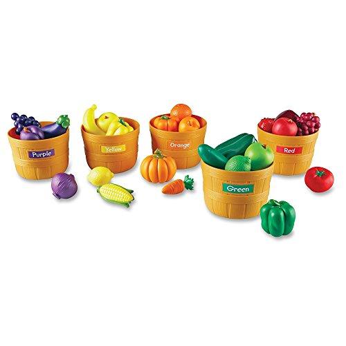 Play Food-Learning Resources Farmers Market Color Sorting Set