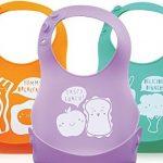 Pack Soft Silicone Roll up Baby/Toddler Bibs