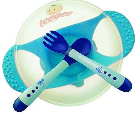 Baby Bowl Set with Fork and Spoon by Teegee