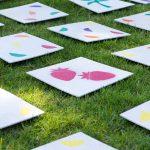 BBQ Party Ideas for Kids-DIY Giant Lawn Matching Game