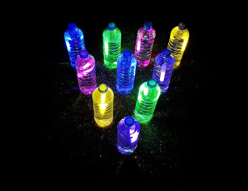 BBQ Party Ideas for Kids-Glow in the Dark Bowling