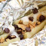 BBQ Party Ideas for Kids-Grilled Chocolate Banana Melts