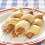 BBQ Party Ideas for Kids-Hot Dog on a Stick