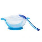 Feeding My Kids Top Picks: Iwotou Baby Suction Bowl Feeding Set. The tip of these utensils will turn white if your baby’s food  is too hot to serve. So cool! Takes out all the guess work!