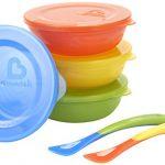 Feeding My Kid’s Top Picks:Munchkin Love-A-Bowls Set. Interchangeable lids are perfect for on the go!