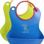Rainy Day Waterproof Baby Bibs with Pocket for Catching Messy Spills