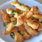 Parmesan and Spinach Cheese Twists