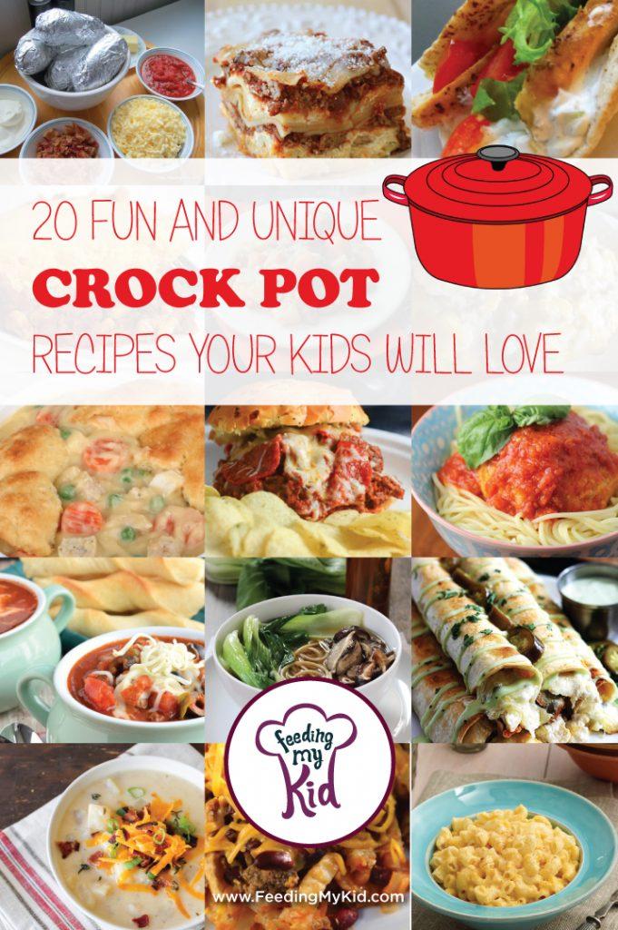 20 Fun and Unique Crock Pot Recipes Your Kids Will Love