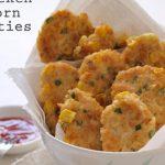 Chicken and Corn Patties Recipe