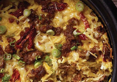 Slow Cooker Sausage Breakfast Casserole