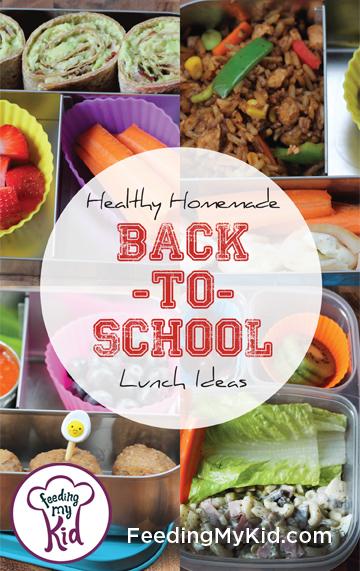 Healthy Homemade Back-To-School Lunch Ideas. Check out this awesome list of fun and easy recipe ideas to try this school year! 