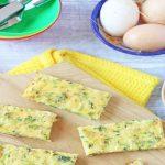 Broccolli And Cheese Frittata Fingers