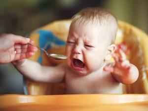 Baby-Crying-While-Eating-Baby-Food