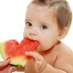 Baby-Led-Weaning-Baby-Eats-Watermelon