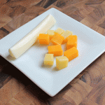 Baby and Toddler Finger Foods. Cheese cubes or sticks are a great and super simple finger food for your little one.
