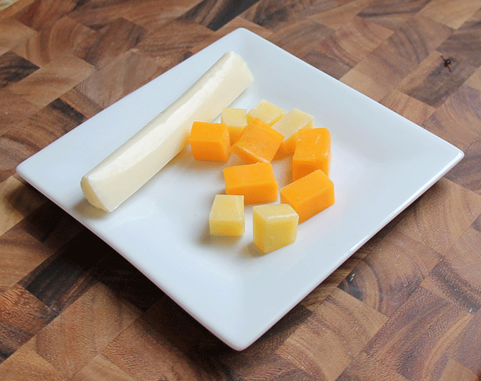 Baby and Toddler Finger Foods. Cheese cubes or sticks are a great and super simple finger food for your little one.