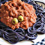 Black Pasta – Halloween Spaghetti