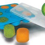 Homemade Baby Food Storage Solution, Silicone Freezer Tray with Lid