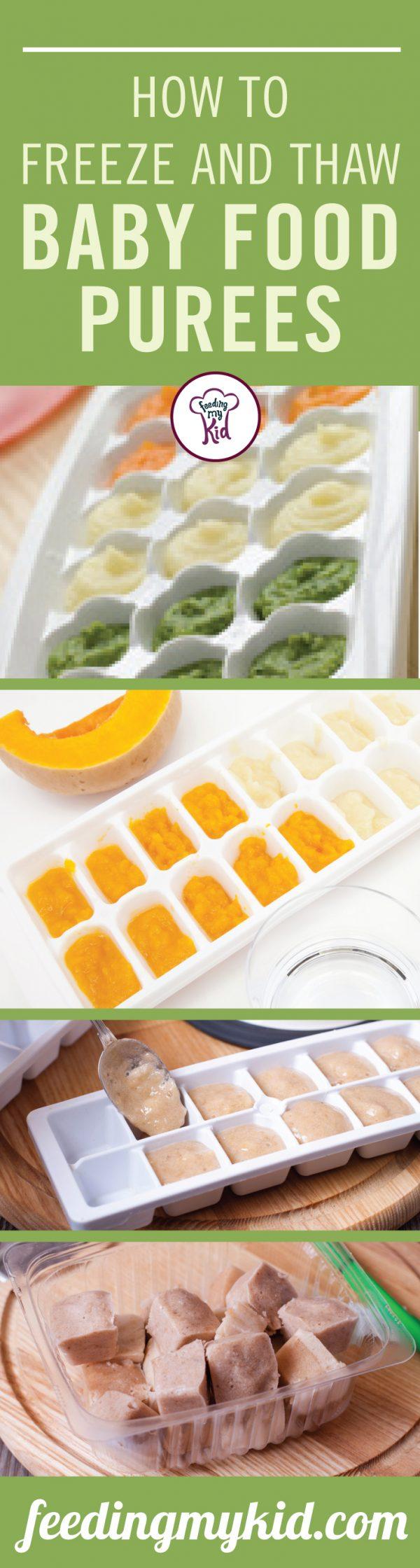 How to Freeze Baby Food Purees? Feeding My Kid