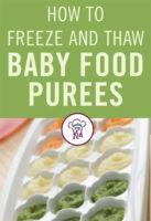 How to Freeze Baby Food Purees? Feeding My Kid
