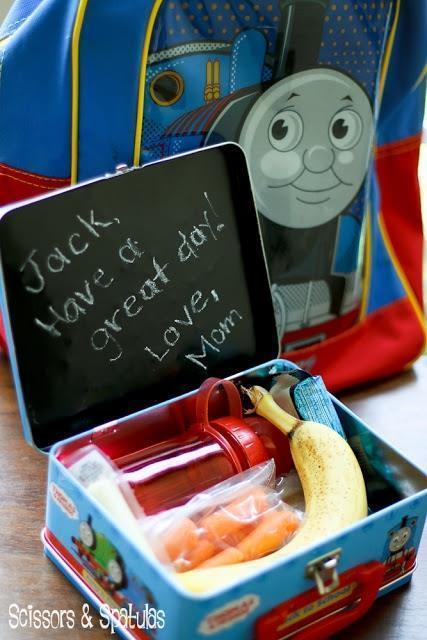 Leave a Note with Chalkboard Paint in Your Child's Lunch Box!