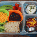 Back to School Lunch Ideas- Make Your Own Taco Bar. Kids will love this lunch!
