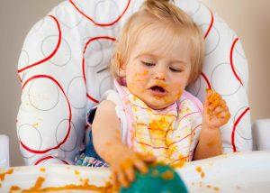 Messy Baby Eating