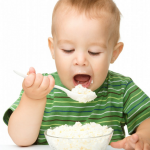Cottage Cheese is a great finger food for babies and toddlers