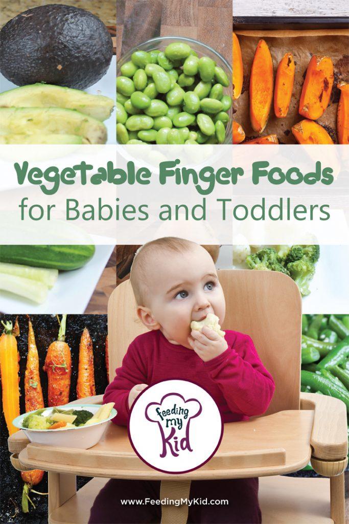 Vegetable Finger Foods for Babies Toddlers. Baby Lead Weaning and Finger Foods for Babies and Toddlers.