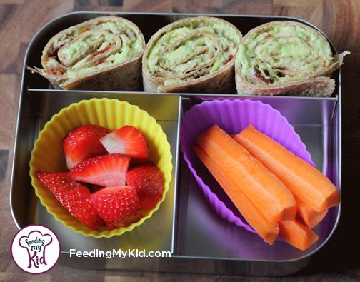 Back to School Lunch Ideas- Bacon Avocado Roll Ups-Crunchy and Creamy, these are super easy and super delicious. Use leftover bacon from breakfast!