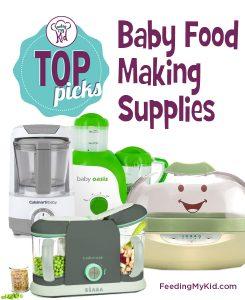 Feeding My Kid's Top Picks: Baby Food Making Supplies. With a few simple tools, you can create healthy, natural and organic homemade baby food. Check out some of our favorite supplies to get you started!