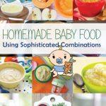 Homemade Baby Food Veggies and Fruit Puree Combos
