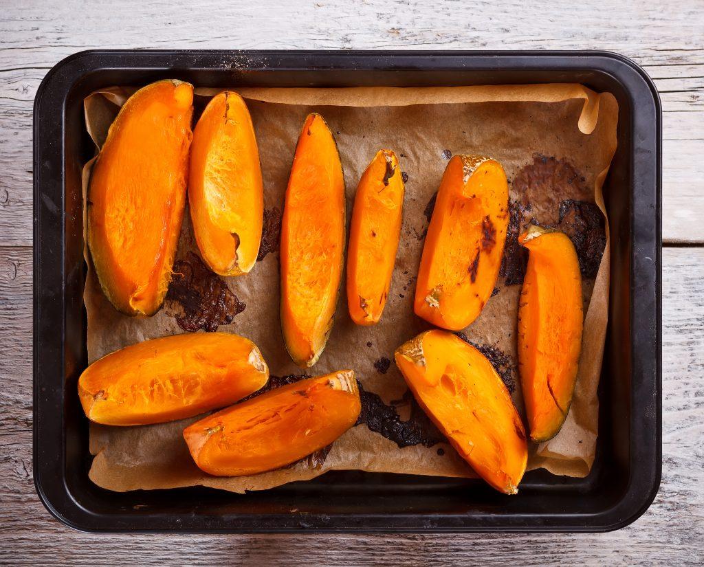 Toddler Finger Foods- Baked Pumpkin