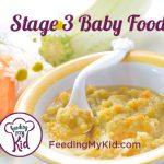 stage 3  baby food