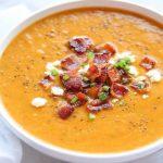 Roasted Butternut Squash And Bacon Soup