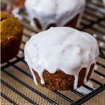 Gingerbread Muffins With Sweet Lemon Glaze