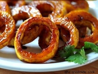 Maple Glazed Delicata Squash