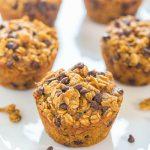 Oatmeal To Go Pumpkin Chocolate Chip Muffins