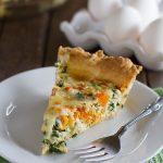 Quiche Recipe with Butternut Squash and Kale