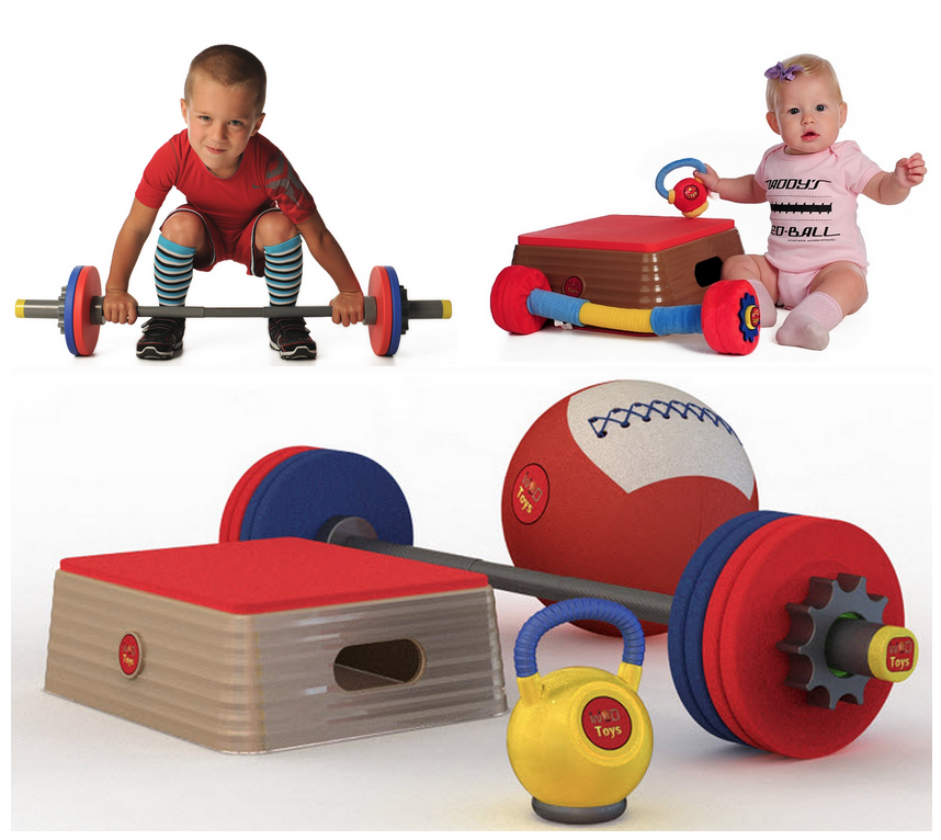 baby weightlifting toys