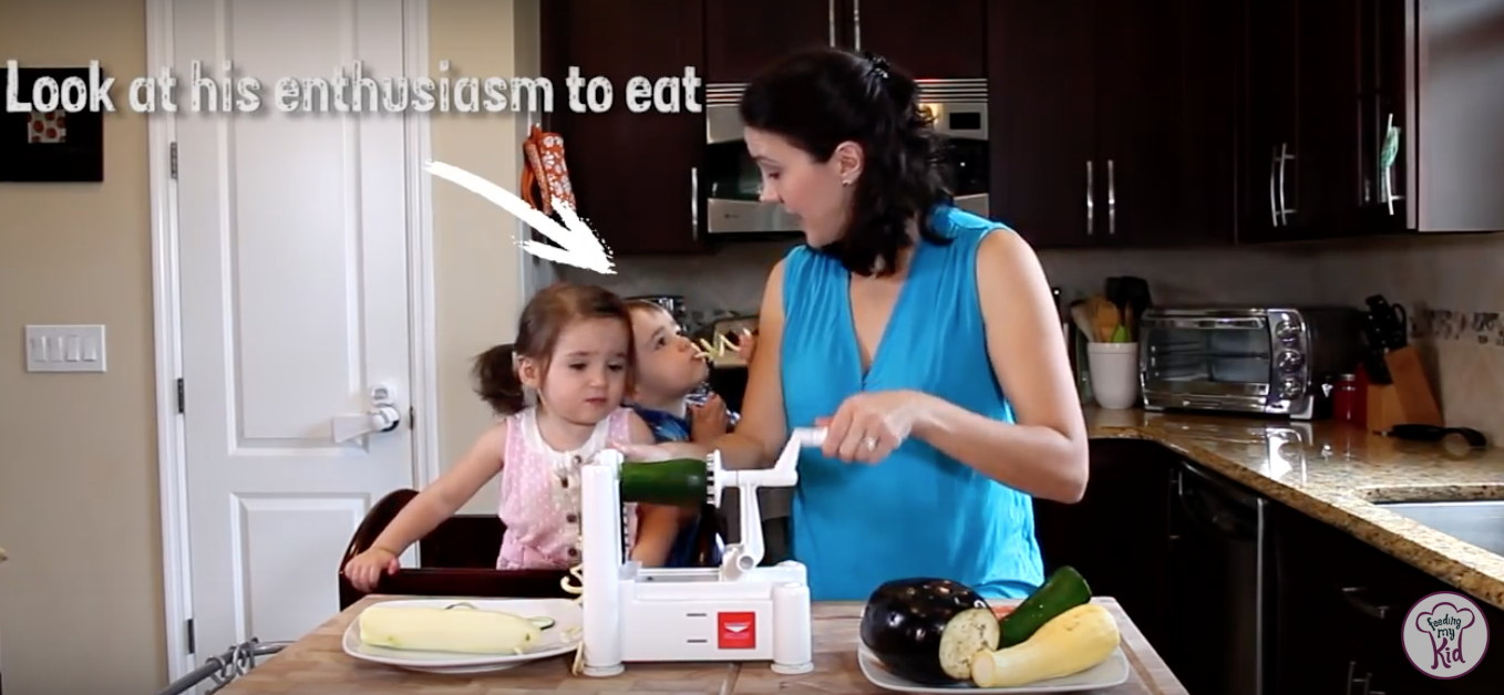 Vegetable Spiralizer How to get Kids to eat their vegetables
