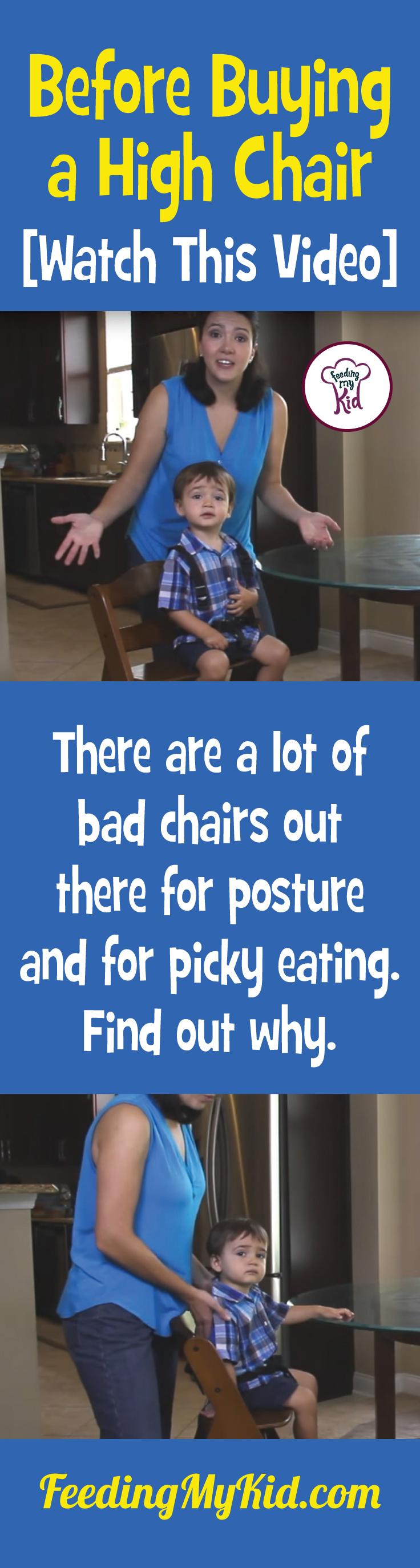 Buying a baby high chair for your child can be a daunting task. There are so many varieties, styles and the prices. They swing from reasonable to not so reasonable. Check out this great video to help you decide the best high chair for your kid! Feeding My Kid is a filled with all the information you need about how to raise your kids, from healthy tips to nutritious recipes. #babyhighchair #whattobuy #highchair #baby