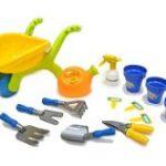 Mini Wheelbarrow & Gardening Tools Playset for Kids